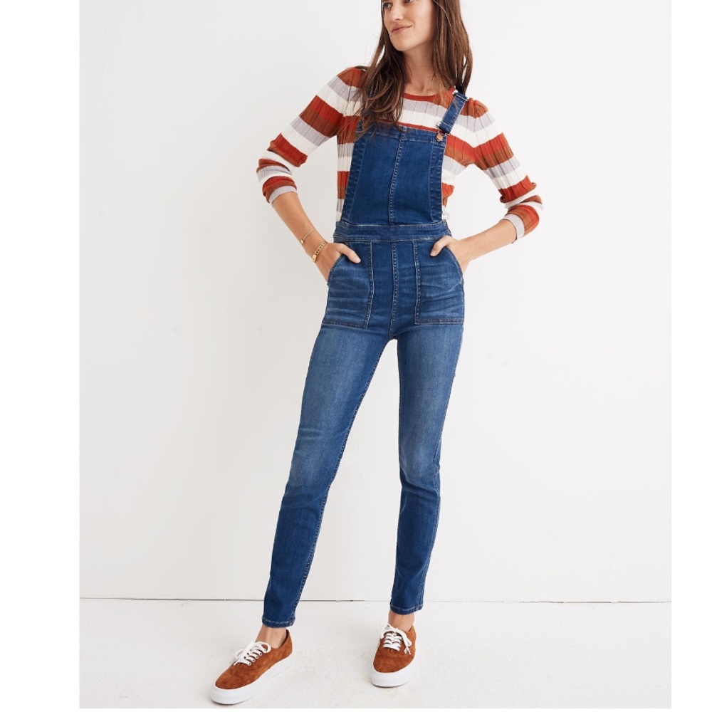 Madewell Dark Blue Denim Overalls
